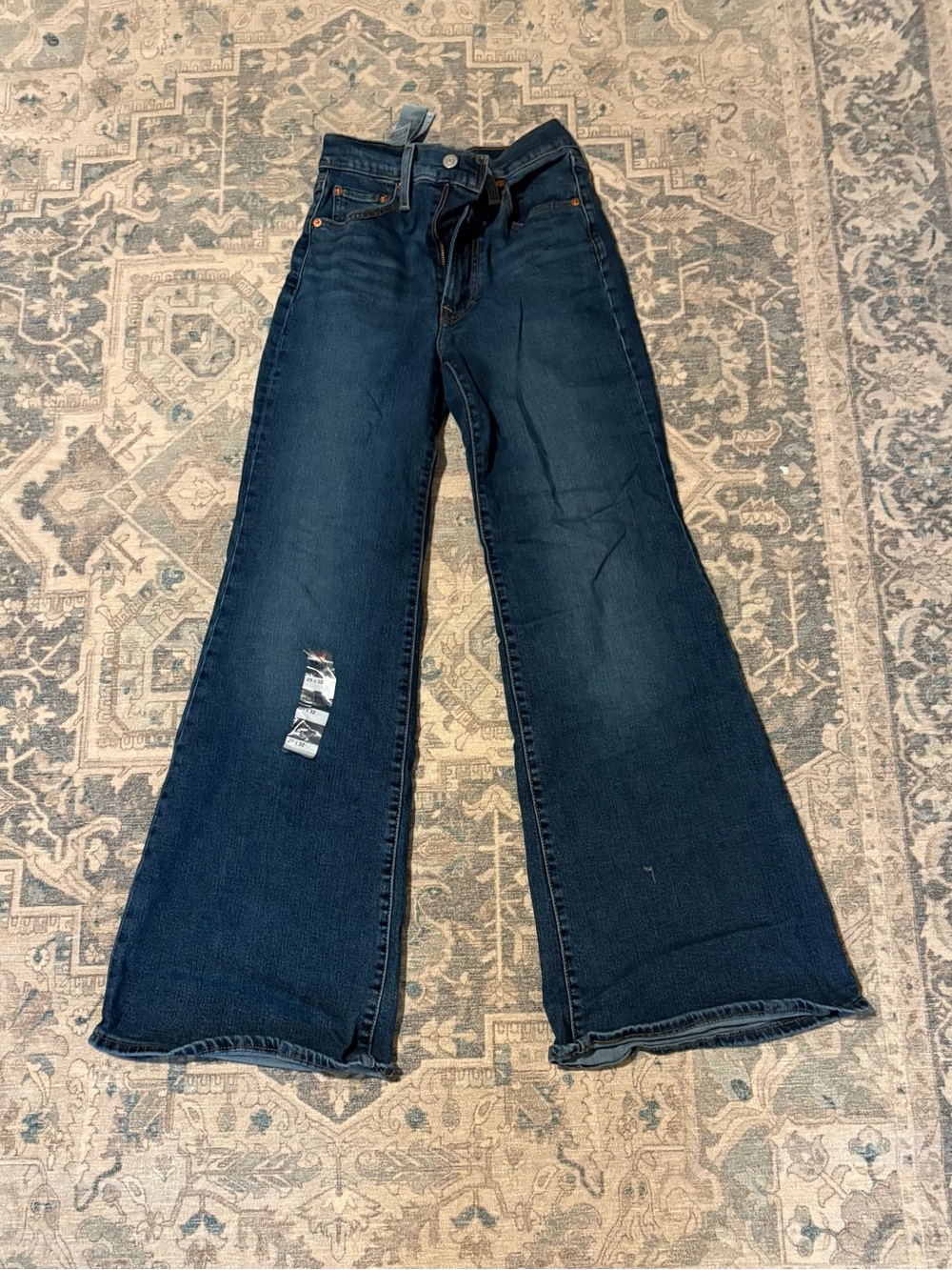Levi's Dark Blue Wide-Leg Women's Jeans
